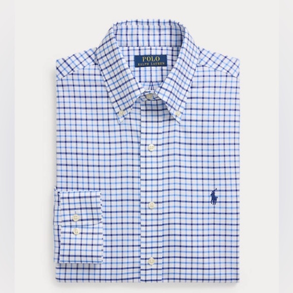 Ralph Lauren Blue Label Other - Ralph Lauren Blue Label Men’s Button down shirt plaid blue size Large